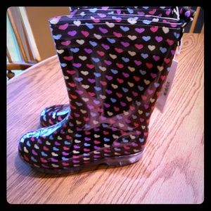 NWT Girls Rain Boots Size 1/2